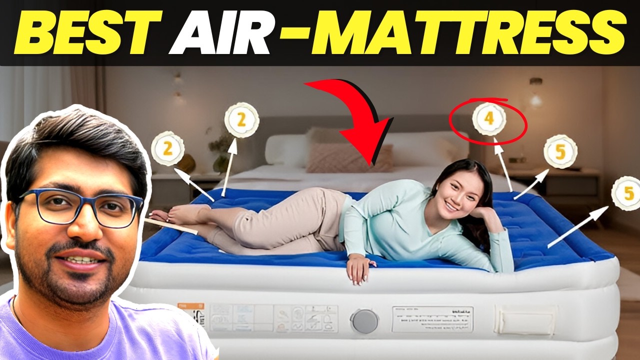 [TOP 3]🔥Best Inflatable Air Bed Mattress  in india 2026 🛏️🔥 Best Air Bed For Home & Camping