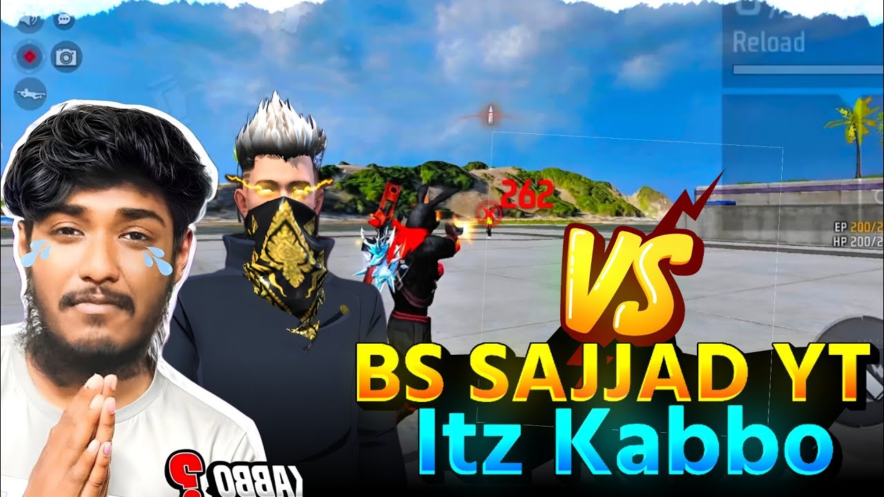 itz kabbo Vs Mr Tripler Vs Gaming Wiht Talha  Vs Bs Sajjad YT 🤯☠️ #freefire #garenafreefire 