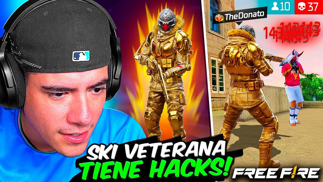 ME PRESTAN UNA SKIN VETERANA EN FREE FIRE QUE NO TENGO EN MI CUENTA Y ME DIO HACKS - TheDonato Live