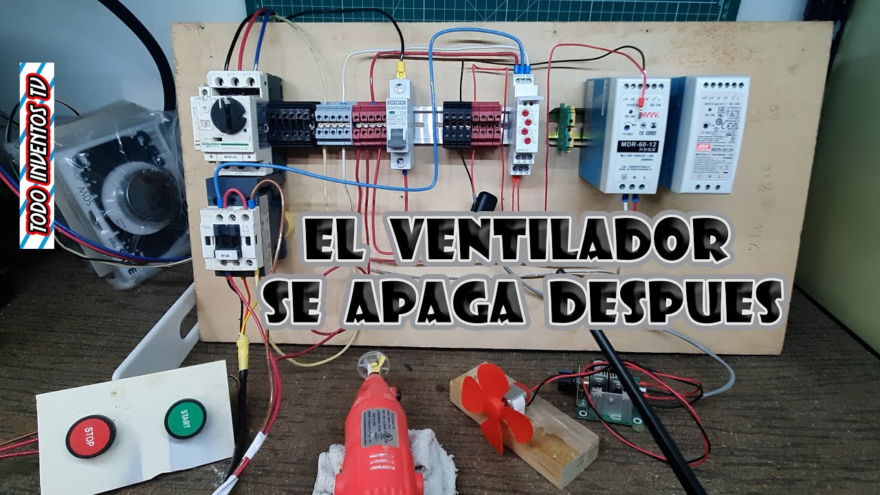 Como temporizar el ventilador de una maquina: @TodoInventosTV