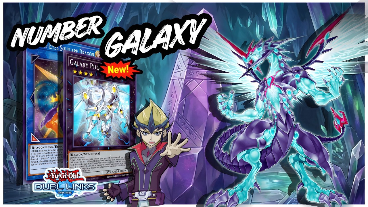 GALAXY-EYES & GALAXY PHOTON DRAGON DUEL LINKS | SOLFLARE DRAGON RANKED GAMEPLAY