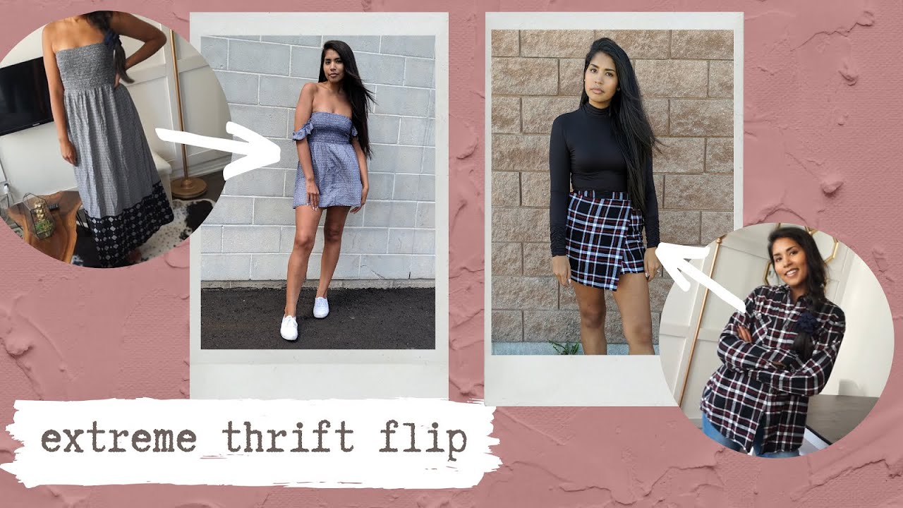 Thrift Flip: transforming thrifted clothes | Dalia Thrifts Ep. 1