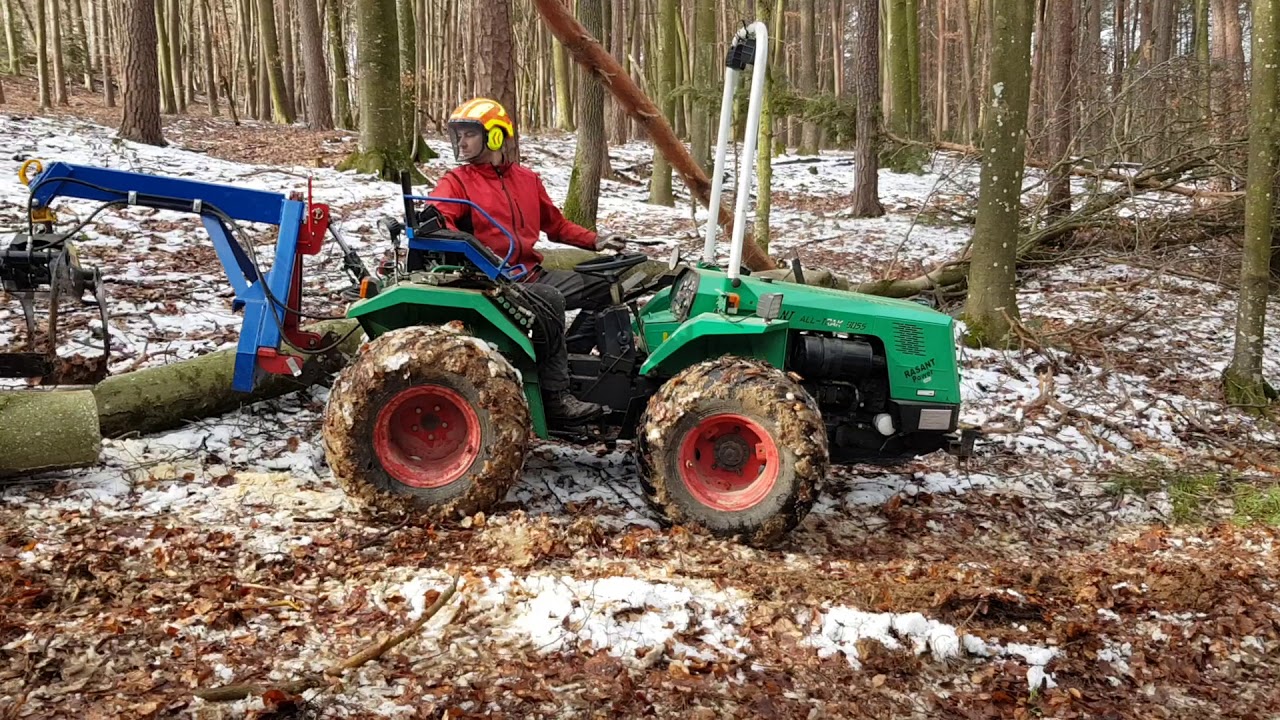 Eigenbau R&uuml;ckezange im Einsatz