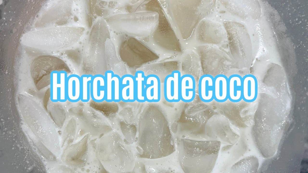 AGUA FRESCA DE HORCHATA DE COCO | ALE DE NAVA