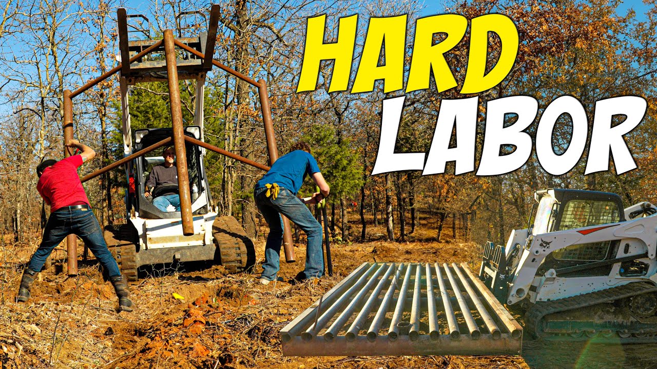A WEEK Worth of WORK in 1 DAY!! Hard Labor With FRIENDS / Homestead /  @Paragon Ridge Ranch