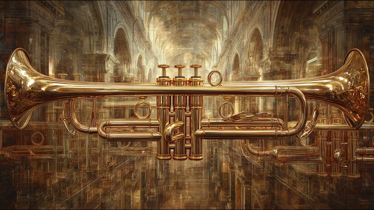 J.S.Bach.Violin Concerto in C major - Complete score (For 2 Trumpets and 2 Trombones - Bach-Rondeau)