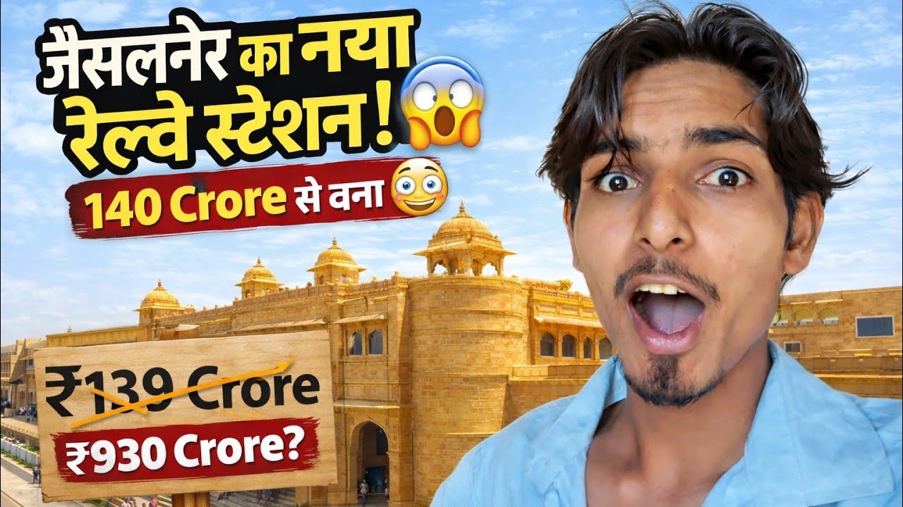 India का सबसे Royal Railway Station? Jaisalmer 😍