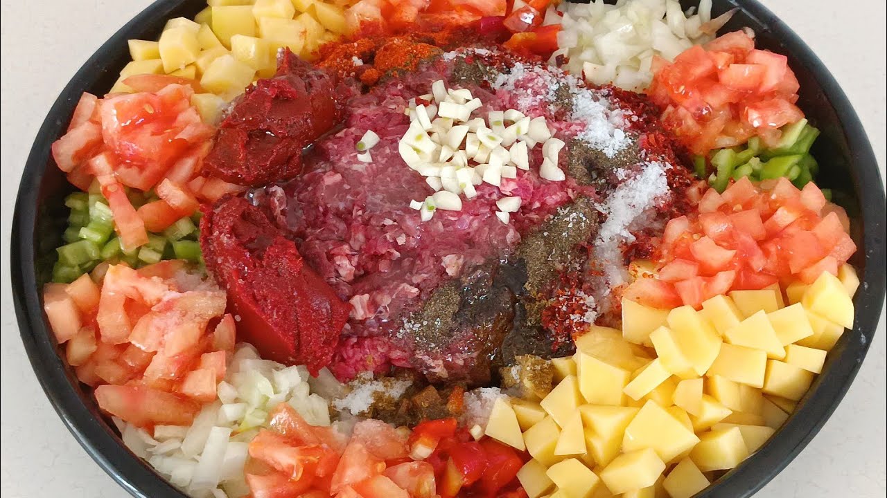 Bug&uuml;n Ne Pişirsem😍10 Dakikada Hazırla Ver Fırına/ Nefis Yemek Tarifleri/Fırın Yemekleri/Tepsi Kebabı