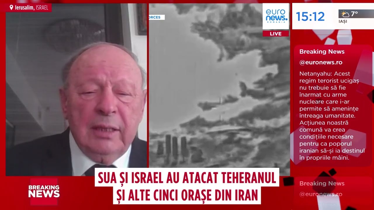 Herman Berkovits, apropiat al lui Netanyahu: Iranul lansează rachete spre civili
