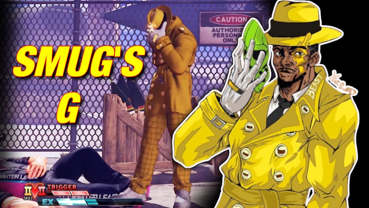 G IS THE BEST CHARACTER IN SFV...