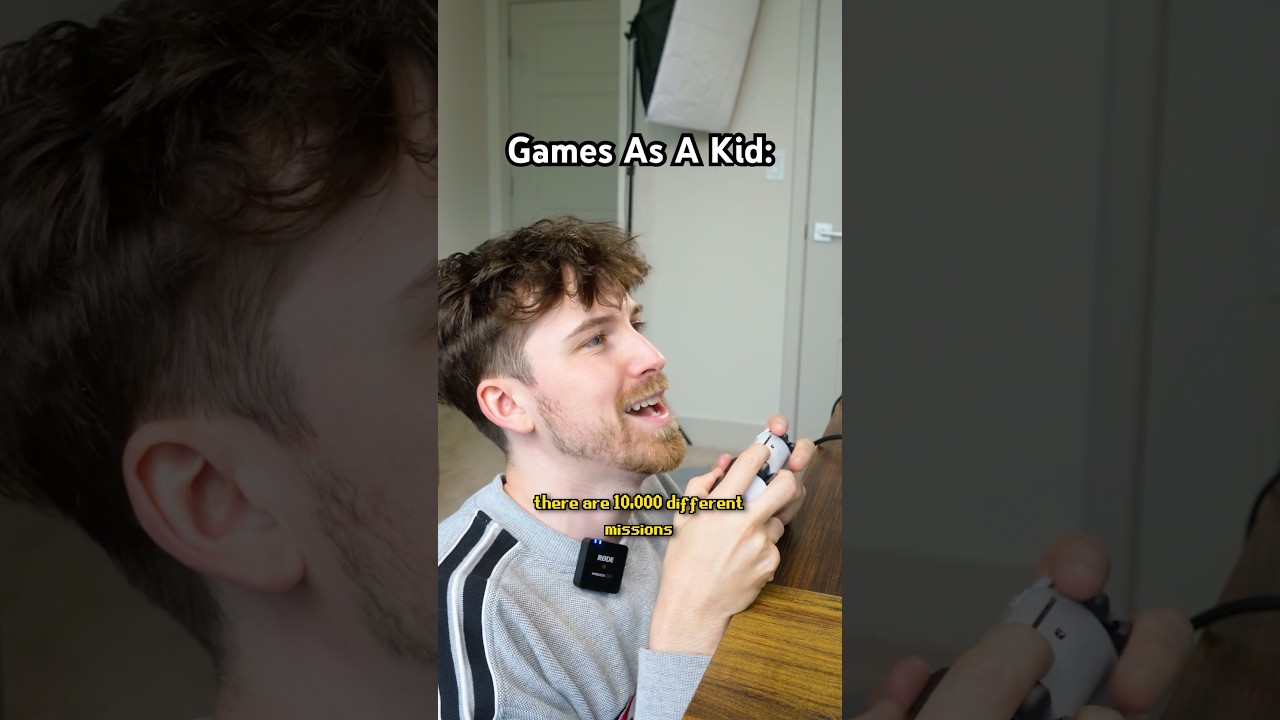 Playing Games as A Kid vs Now..