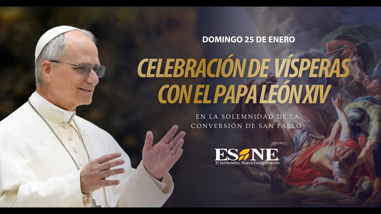 CELEBRACION DE LA VISPERAS CON EL PAPA LEON XIV EN LA SOLEMNIDAD DE LA CONVERSION DE SAN PABLO