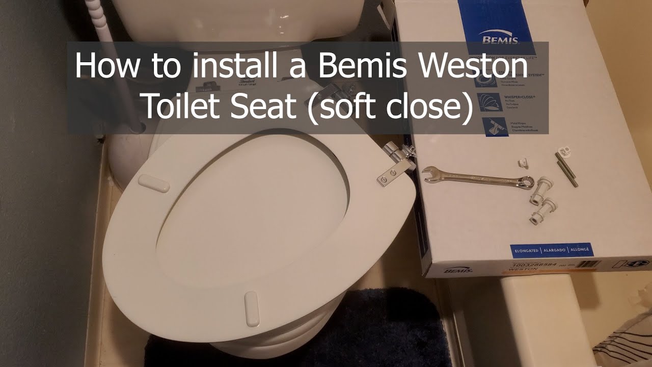 How to install a Bemis Weston toilet seat