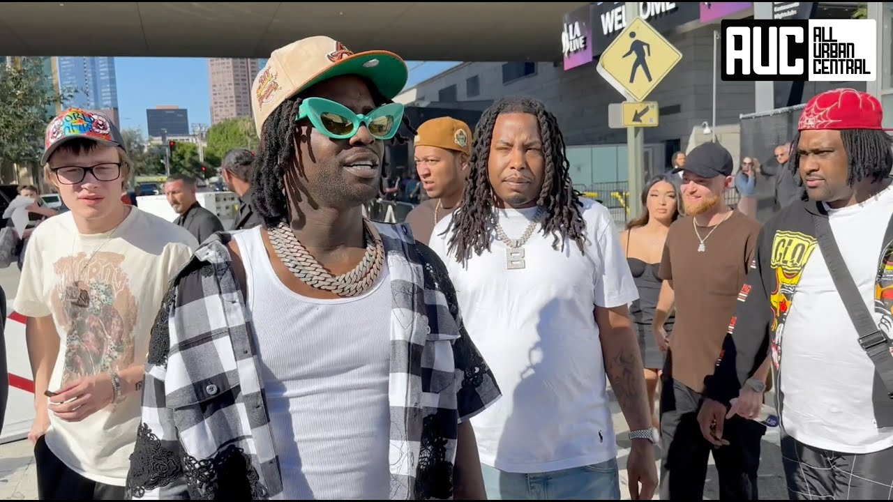 Chief Keef Walks The Streets Of LA With Tadoe, Ballout & Glo Gang
