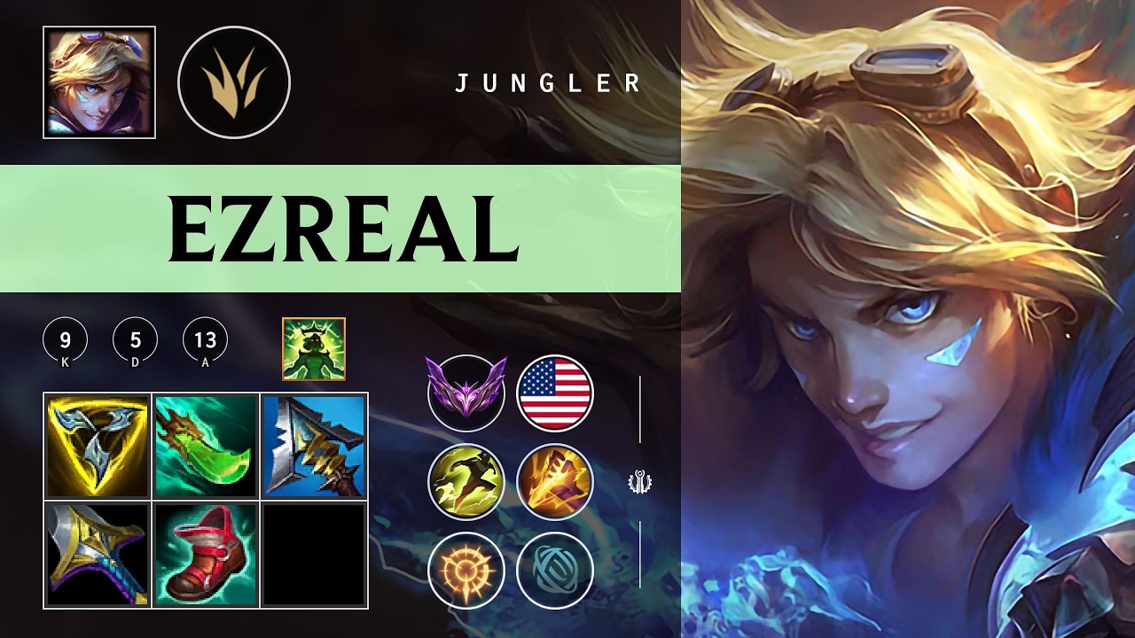 Ezreal Jungle vs Lee Sin - NA Master Patch 26.06