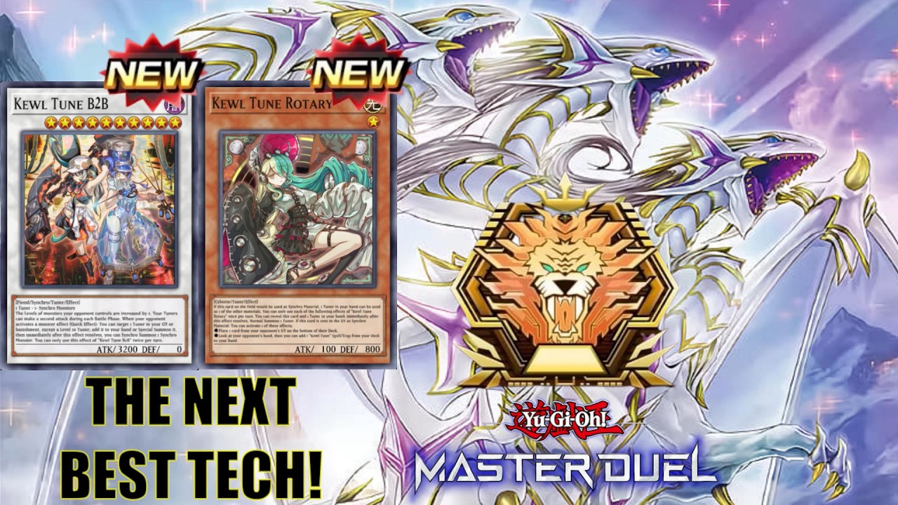 MASTER RANK BLUE-EYES KEWL TUNE DECK! - Great Synergy 2 SRs Only Anti Kewl Tune K9 Meta!
