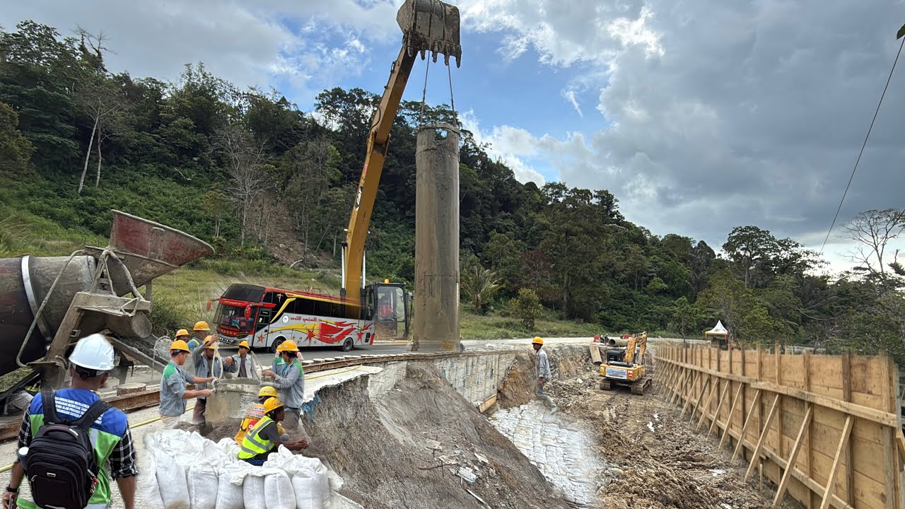 UPDATE BATU JOMBA‼️LOKASI PENGECORAN KALI PERTAMA SETELAH BOREPILE PINDAH KESINI !
