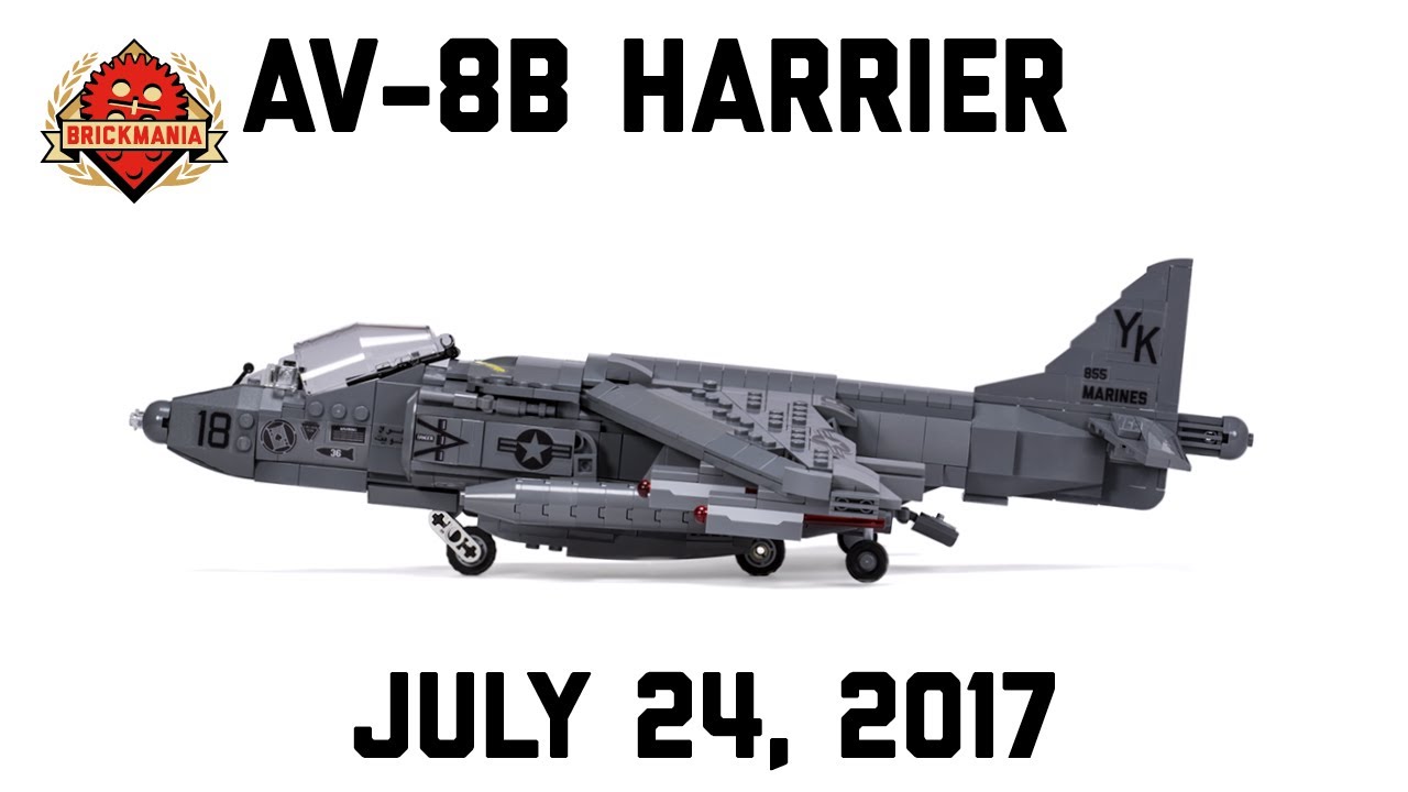 Harrier AV-8B - Custom Military Lego