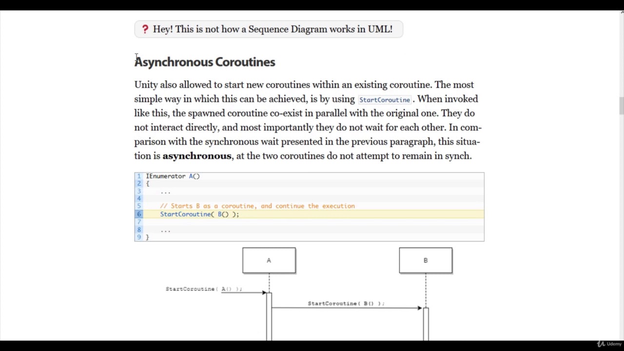 117 Synchronous Asynchronous Coroutines Curso Unity y C# 2020