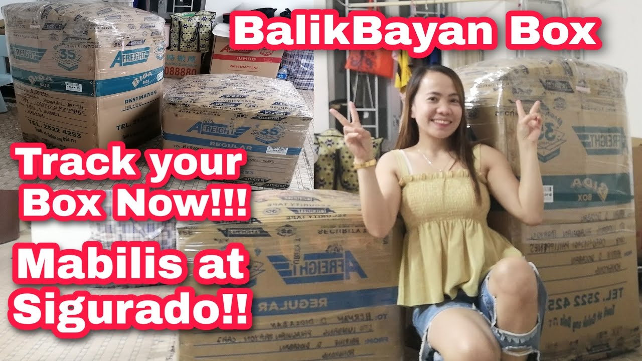 How to Track your BalikBayan Box online with AFREIGHT | Tutorial