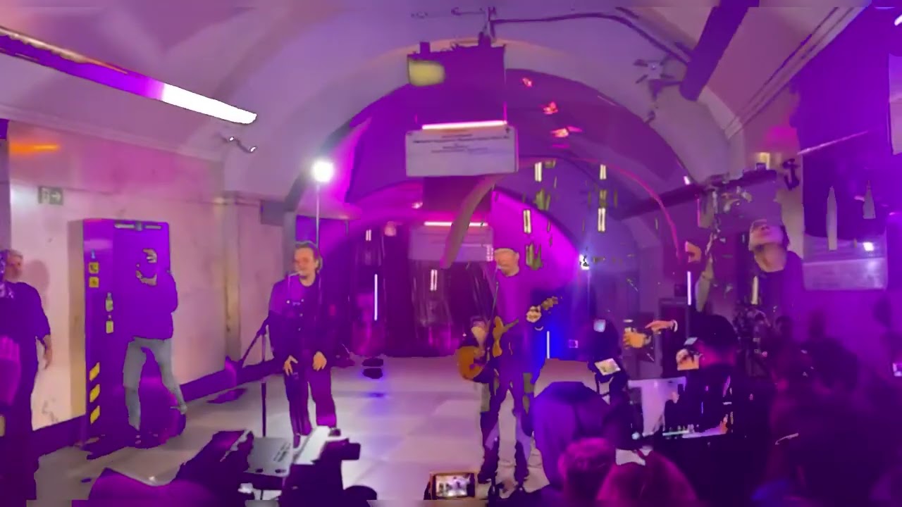 U2 LIVE in Kyiv underground