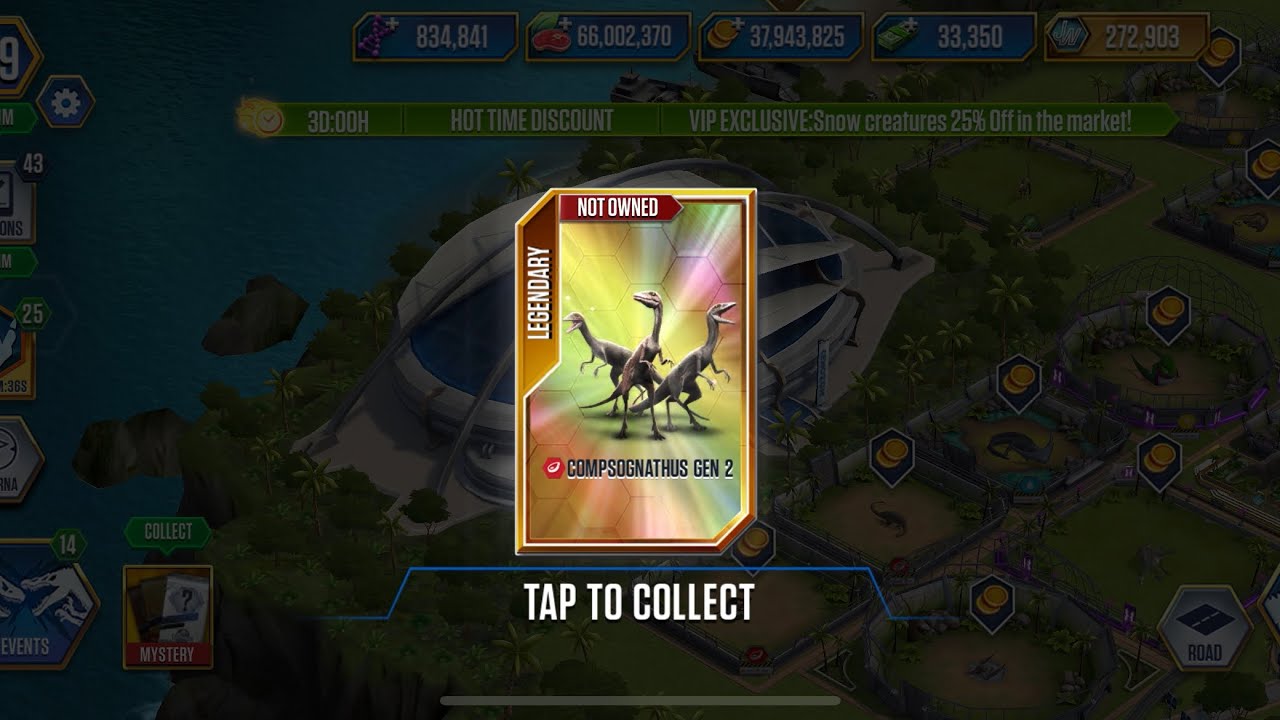 COMPSOGNATHUS GEN 2 - JURASSIC WORLD THE GAME 