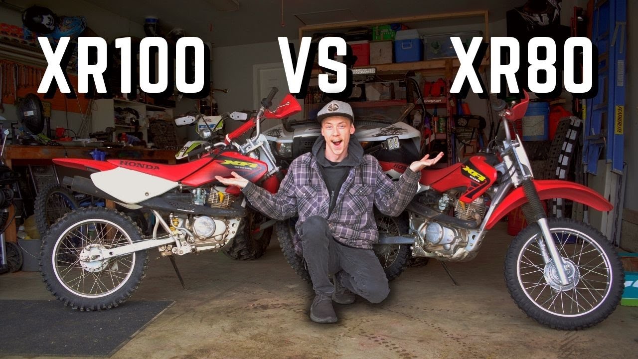 Какой мотоцикл лучше? Сравнение Honda: XR100 против XR80