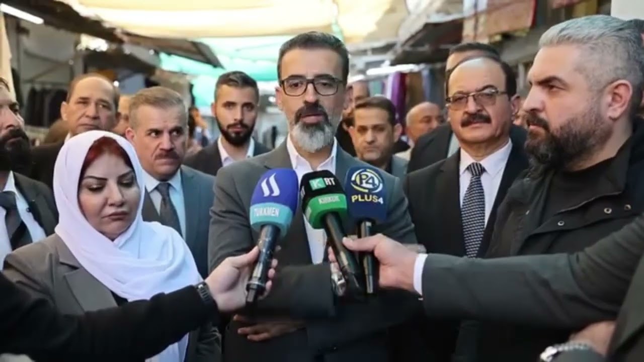 كركوك - هنا كركوكزار السيد محافظ كركوك ريبوار طه ،منطقة القورية وسوقها التراثي