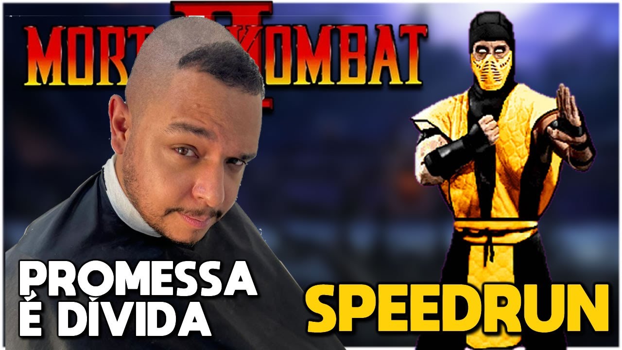 🔴PROMESSA &Eacute; D&Iacute;VIDA '-' ! RECUPERANDO O RECORDE MUNDIAL SPEEDRUN MORTAL KOMBAT 2 (Scorpion)