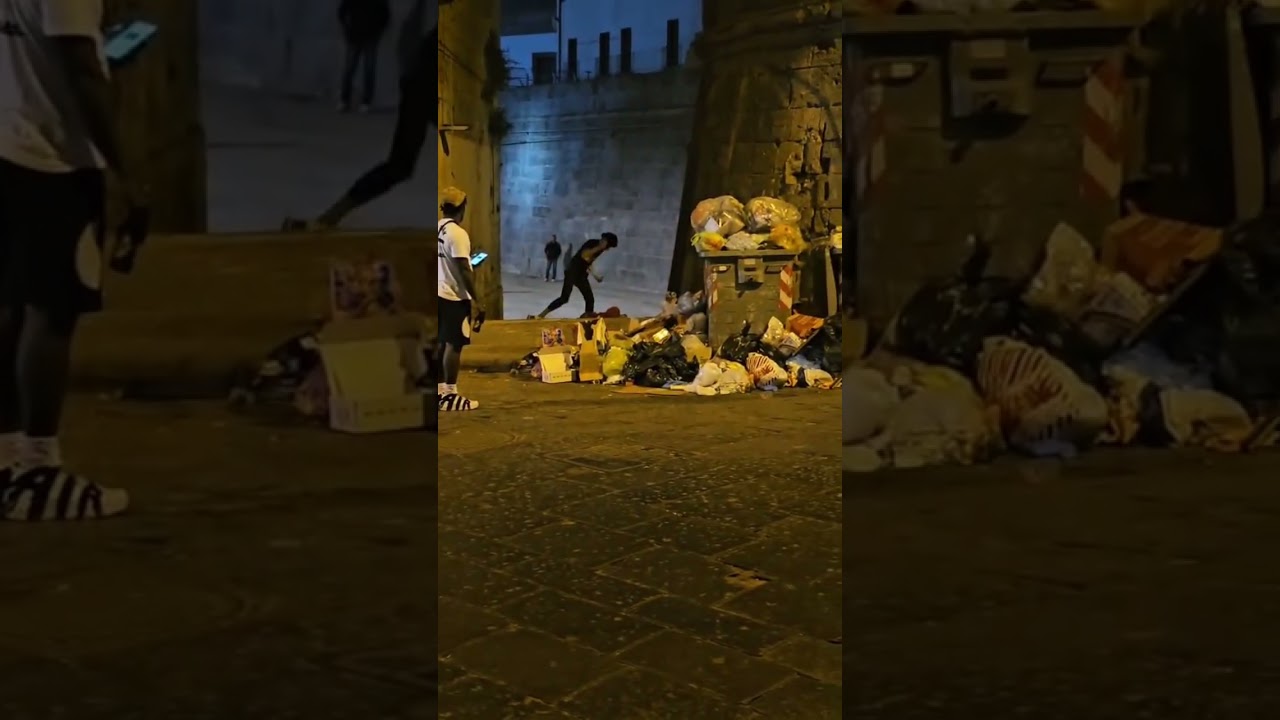 Degrado e violenza a porta Capuana centro di Napoli