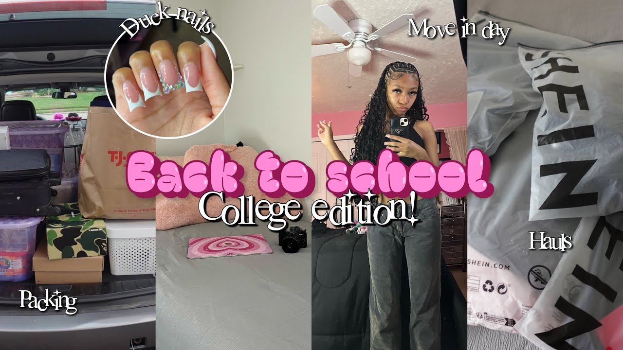 Back to school prep 2023 ✩ appointments, hauls, packing + moving in my dorm *college edition*