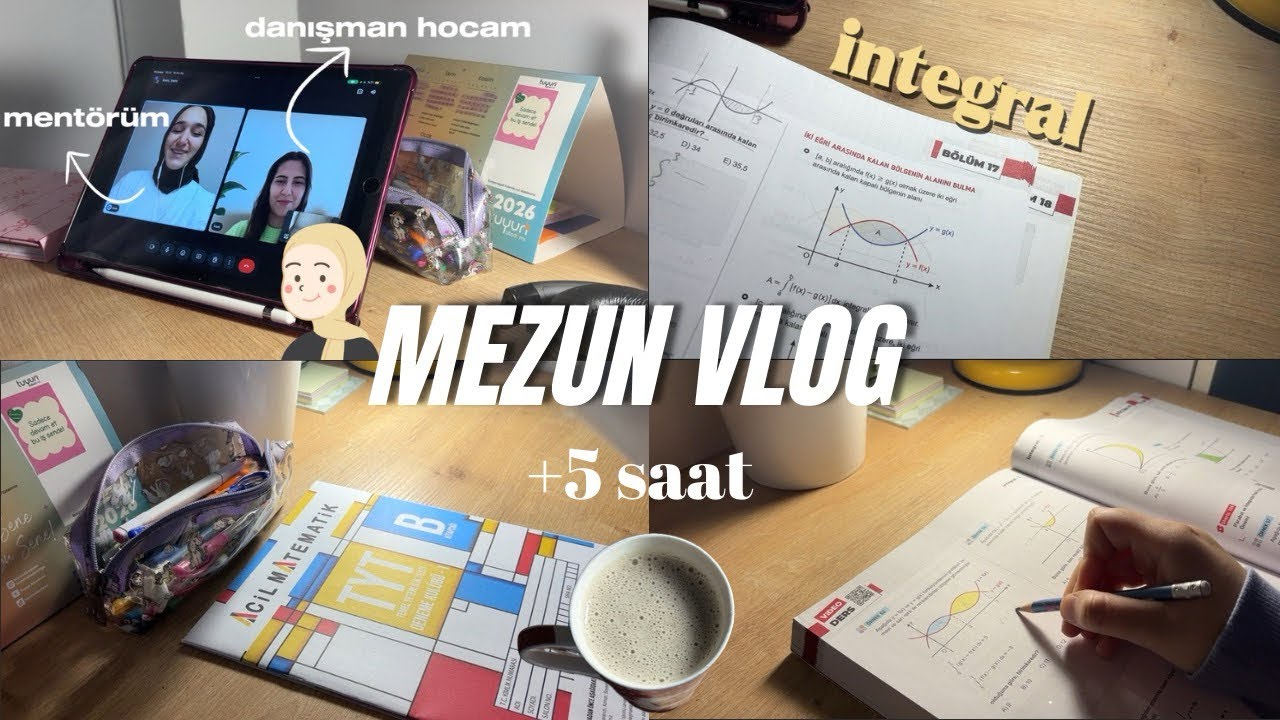 +5 saat|Tyt denemesi çözelim,bu netler ne zaman artacak? üçlü görüşme ve integral✨
