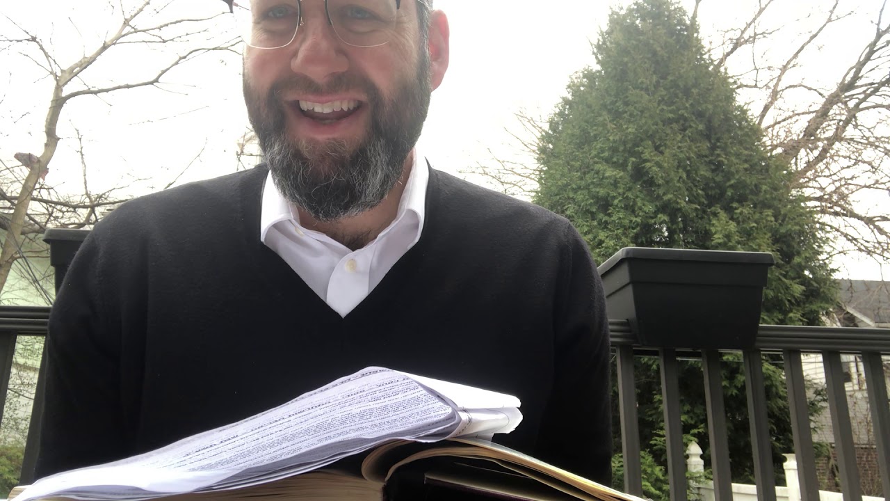 Parashat Vayakhel Class by Rabbi Miller