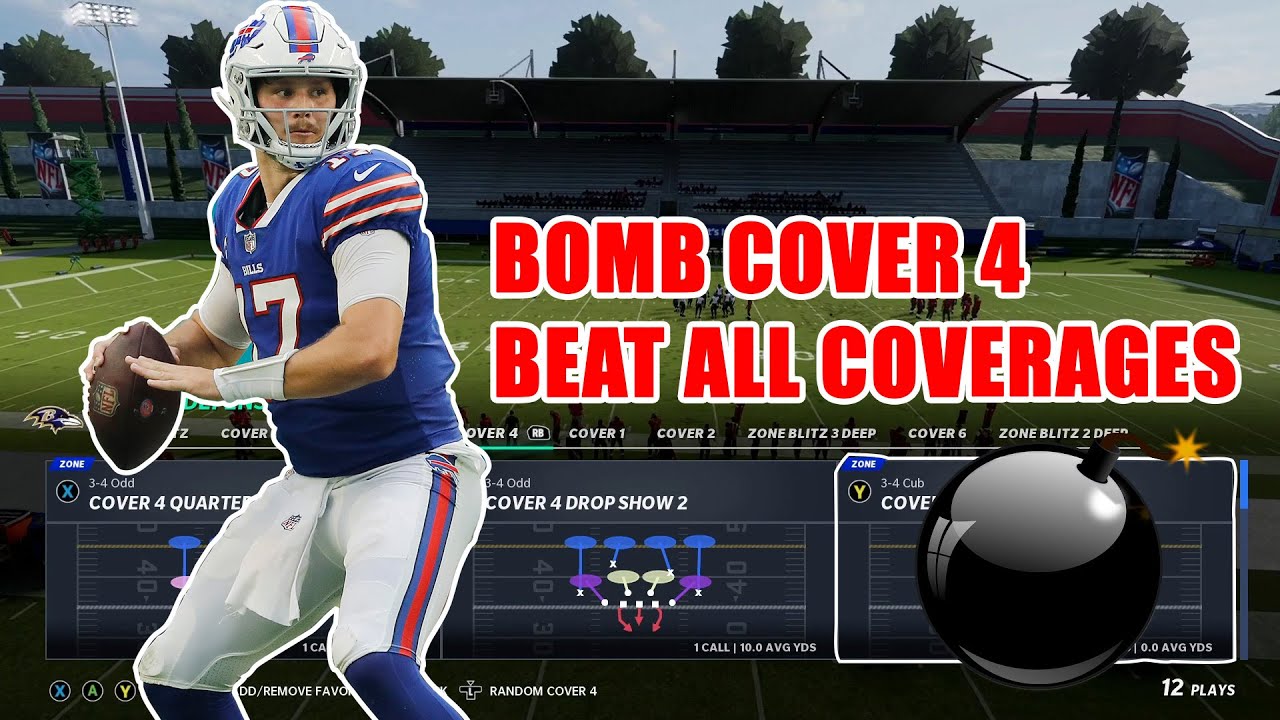 Madden 21 Bombing cover 4! Beat all coverages!