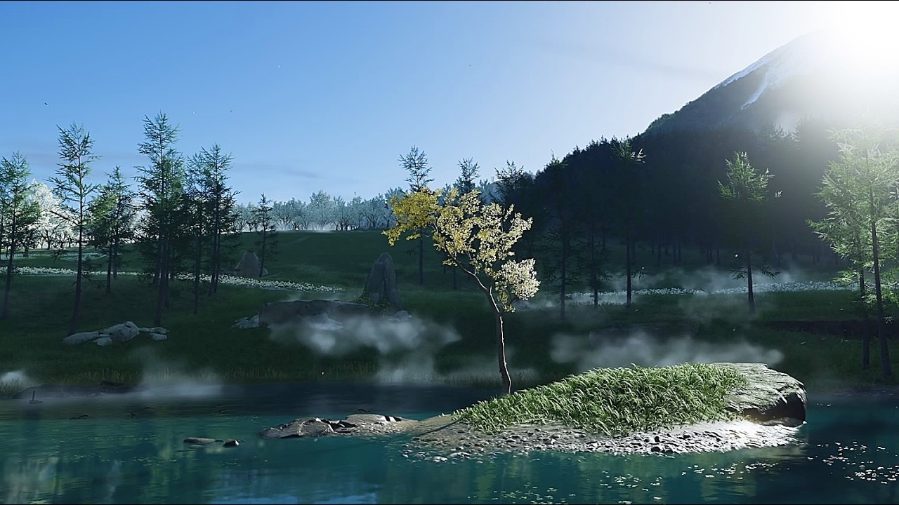 Calm Wind Ambience | 2 hours | Relax with Ghost of Yotei | PS5 4K