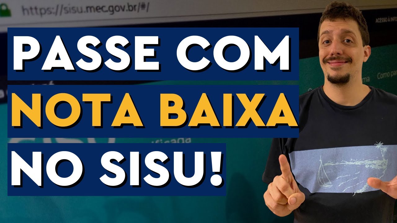 Quais são os cursos com as notas de corte mais baixas no SISU 2023?