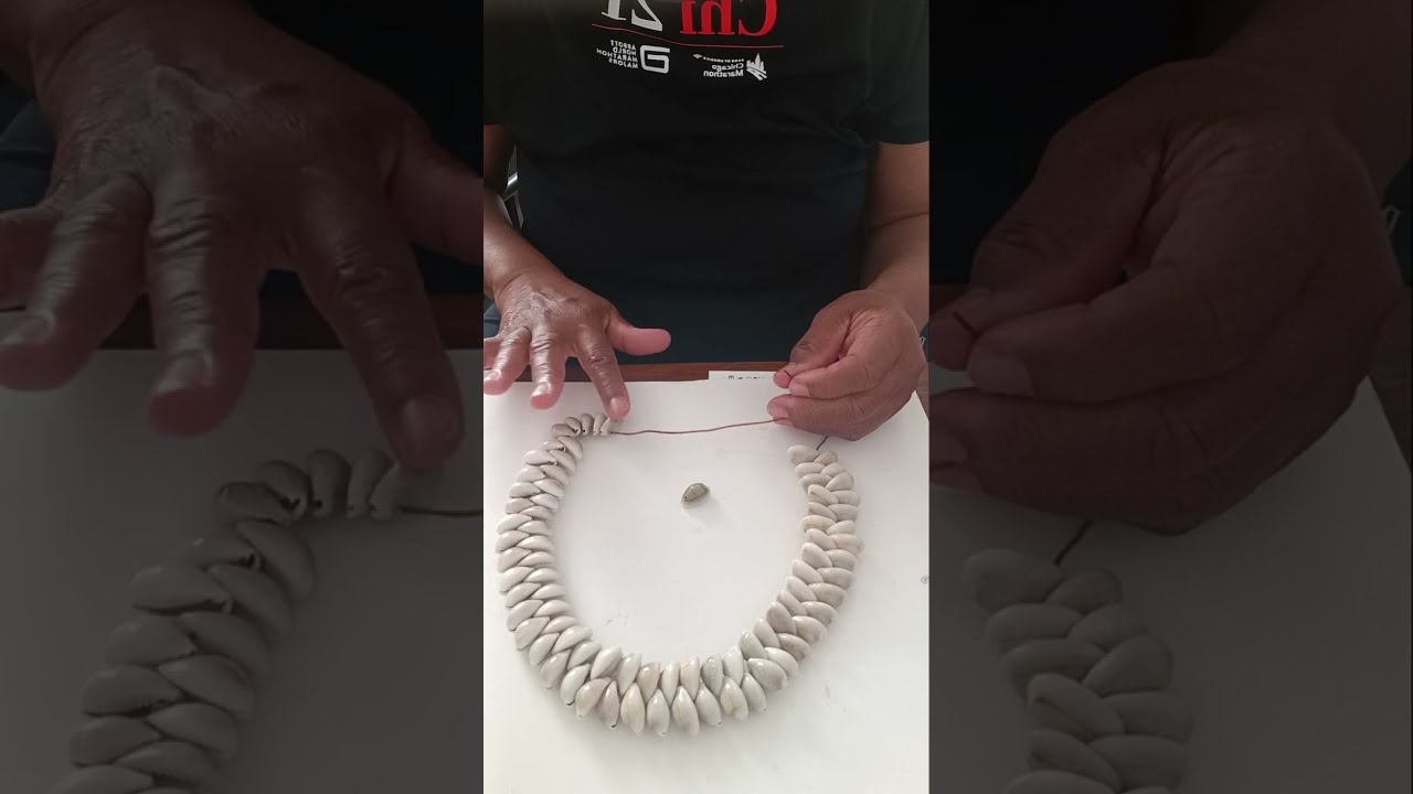 How to Make a Double Strand Cowrie Choker  #jewelrymaker #cowrieshell  #necklace