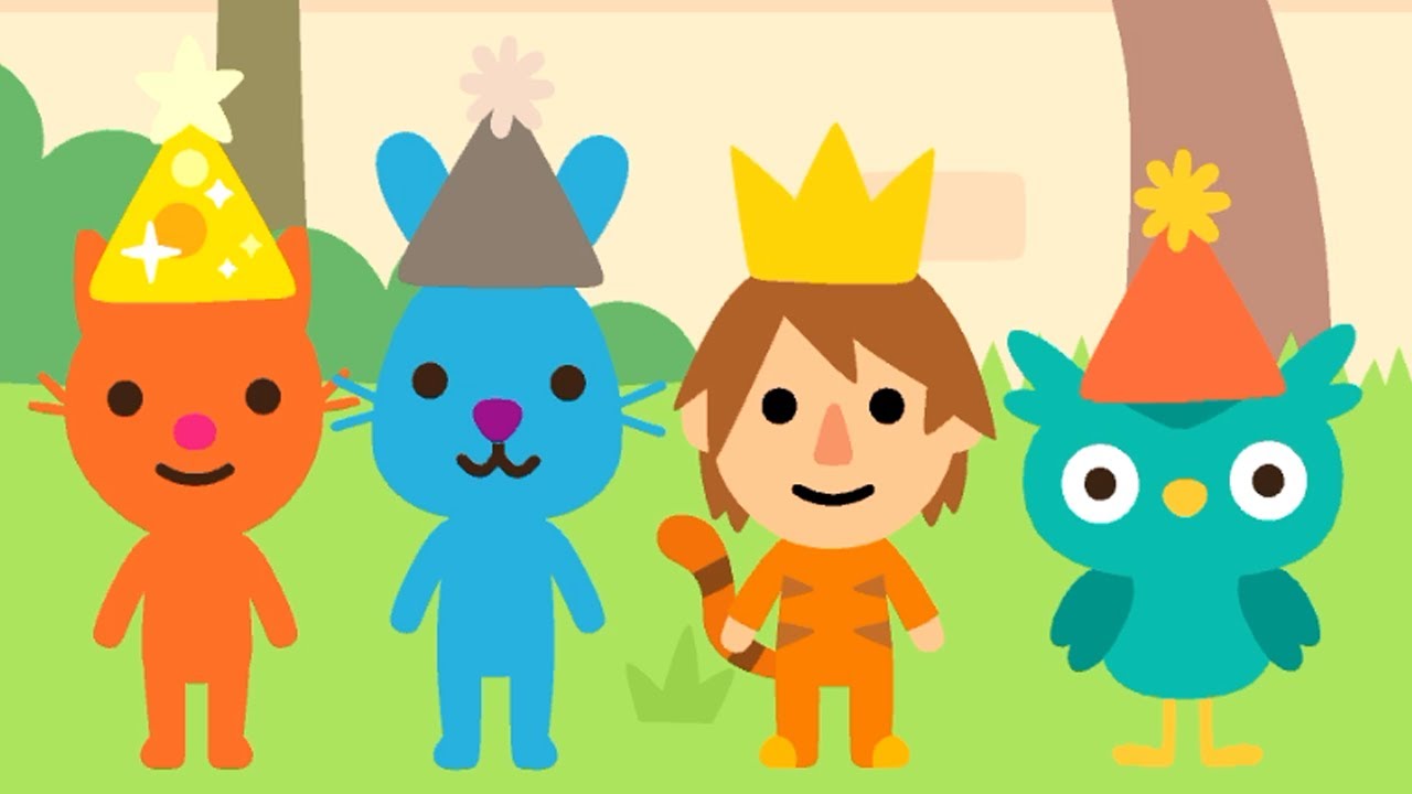 Sago Mini School - Learn About Me & Happy Birthday - Mini Games For Kids