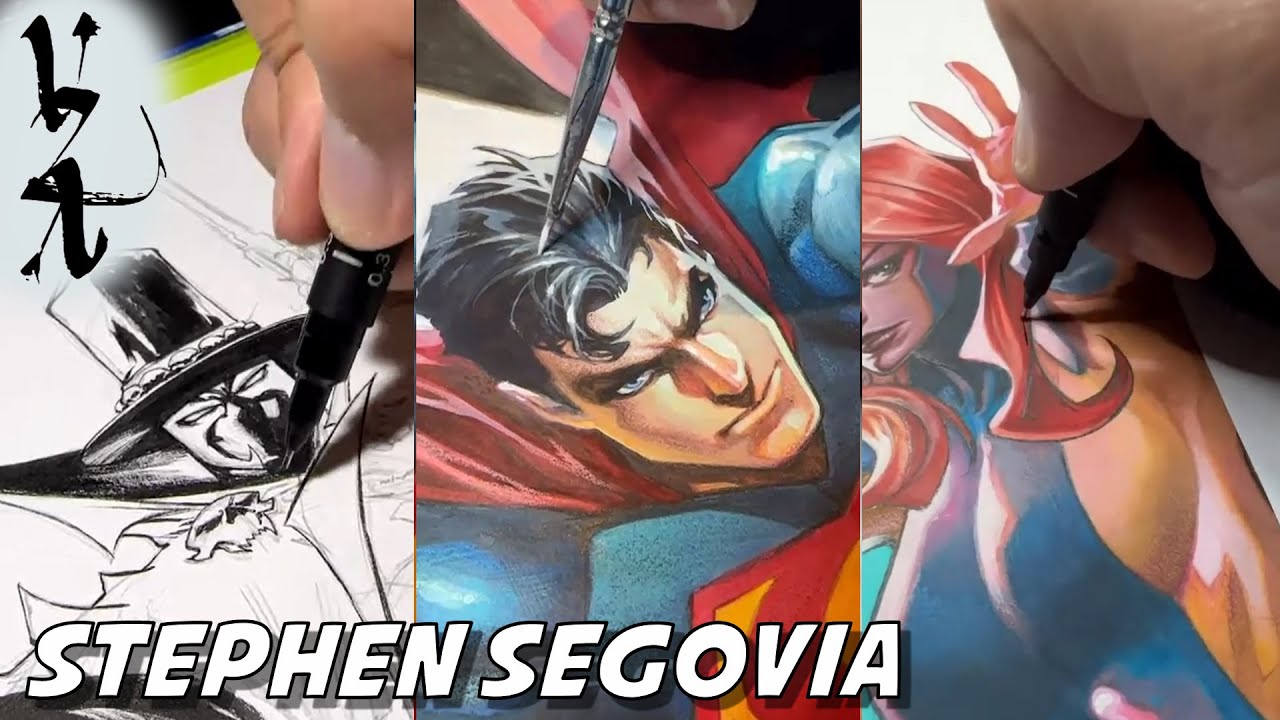Stephen Segovia | Death, Batman, Superman, Madelyne Pryor, Gunslinger Spawn, Jean Grey