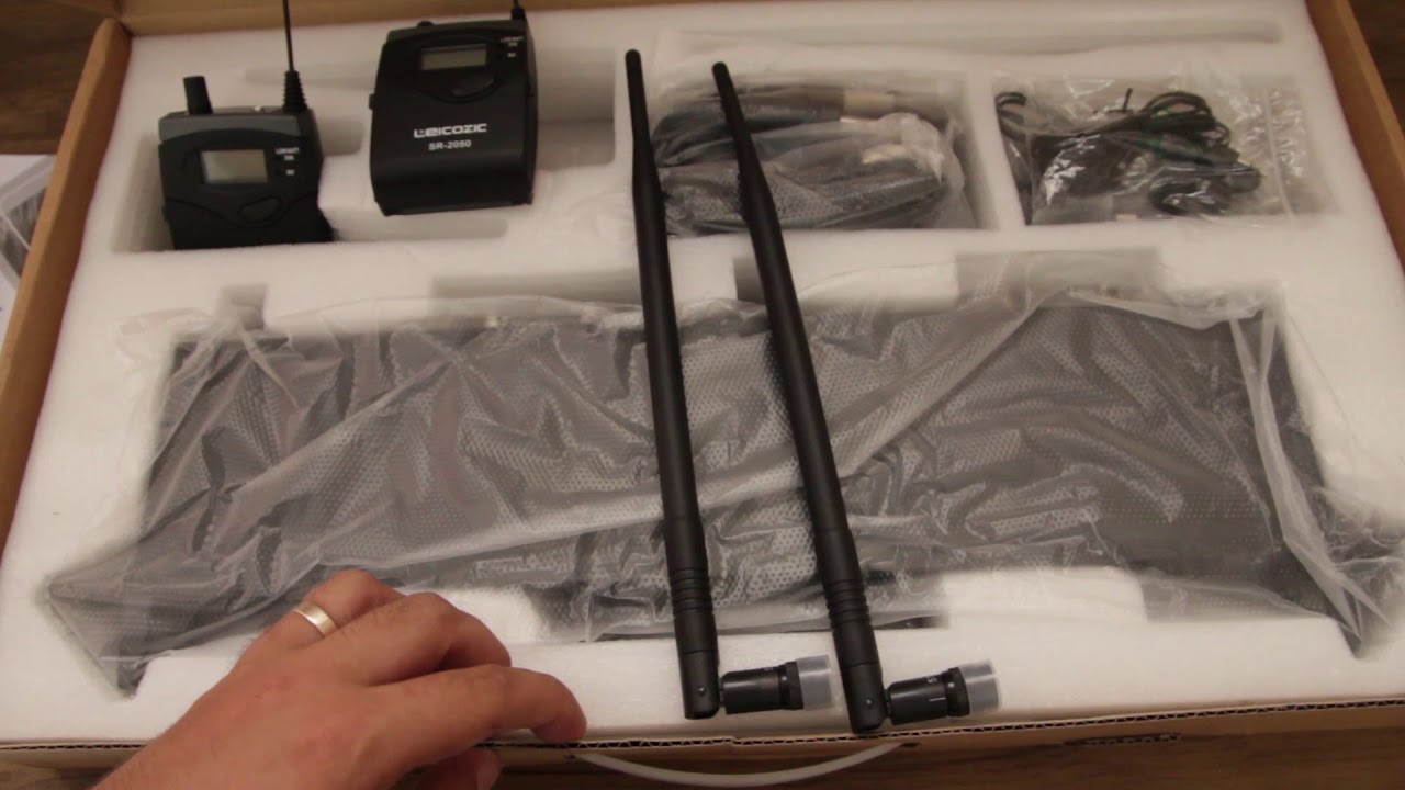 Unboxing e Review do Sistema de Monitor In Ear SR 2050 AliExpress
