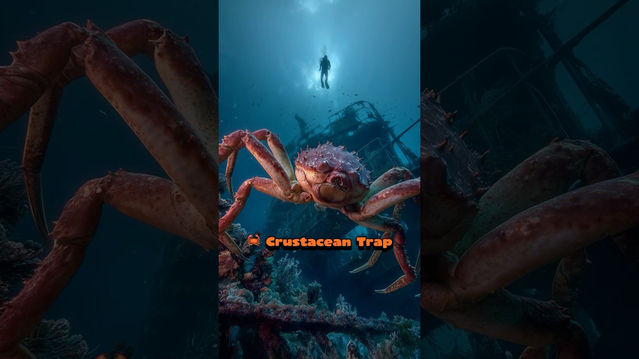 The Ship Was Empty&hellip; Or So They Thought 🦀🚢 #giantcrab #shipwreckhorror #deepseacreature