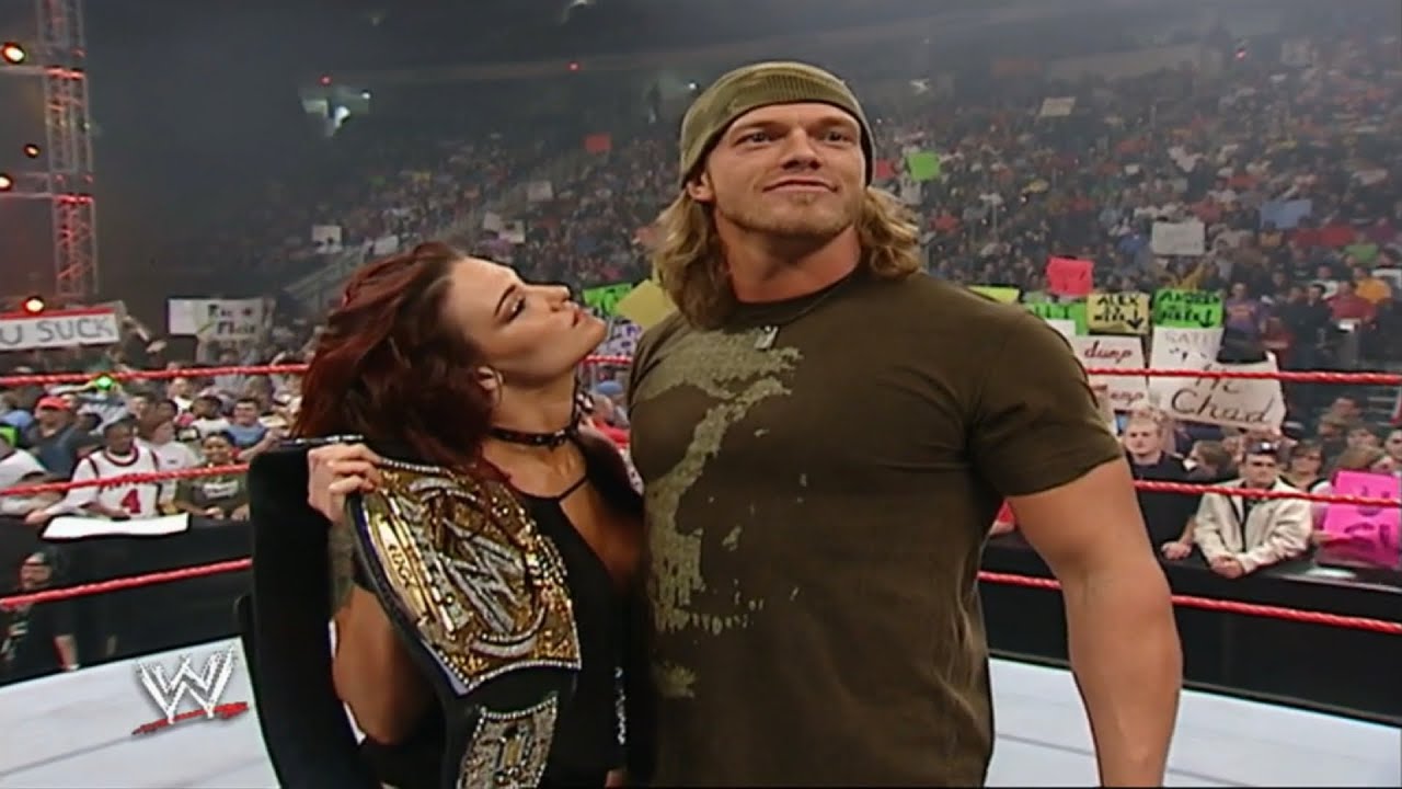 Edge, Lita, Kurt Angle, Davari, Vince McMahon & Shawn Michaels Segment - Raw 16/1/06 (1/2)