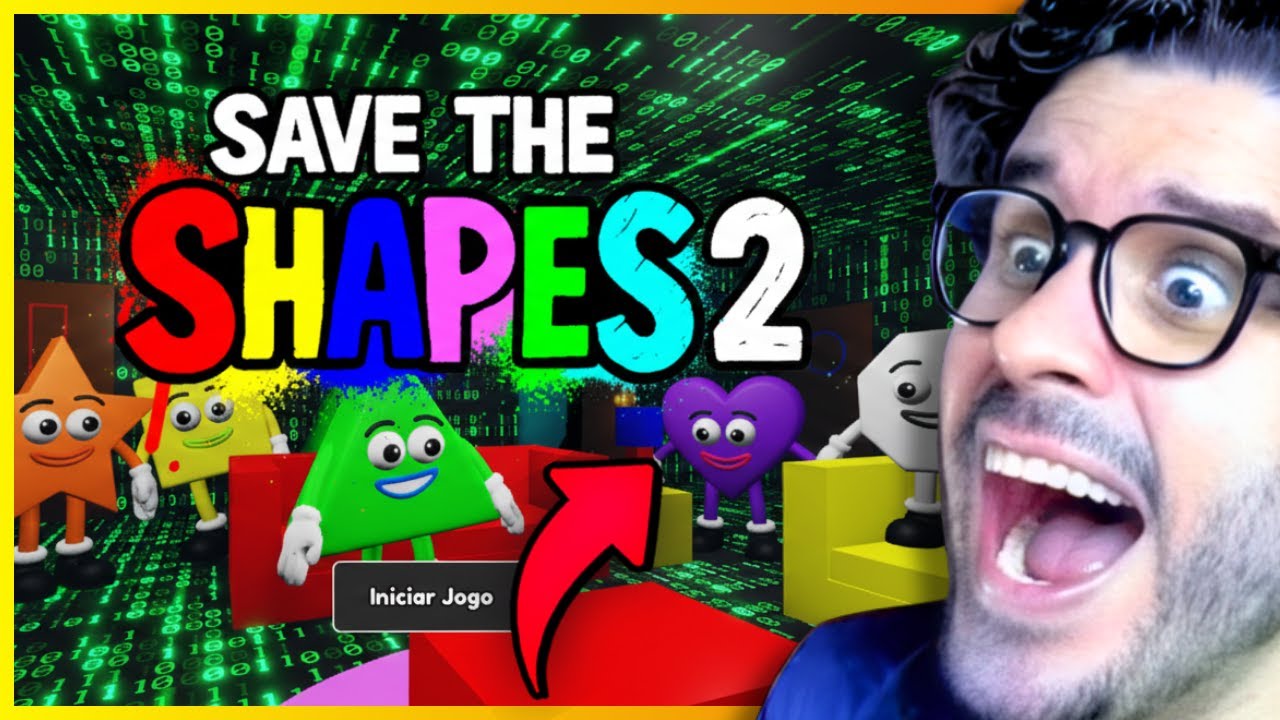 JOGUEI A VERSÃO HACKER DE *SAVE THE SHAPES 2*!! NOVO FINAL INCRÍVEL + TODOS OS SEGREDOS