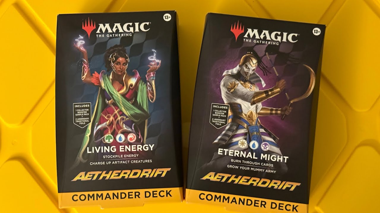 Living Energy + Eternal Might Commander Deck(s) Unboxing Aetherdrift