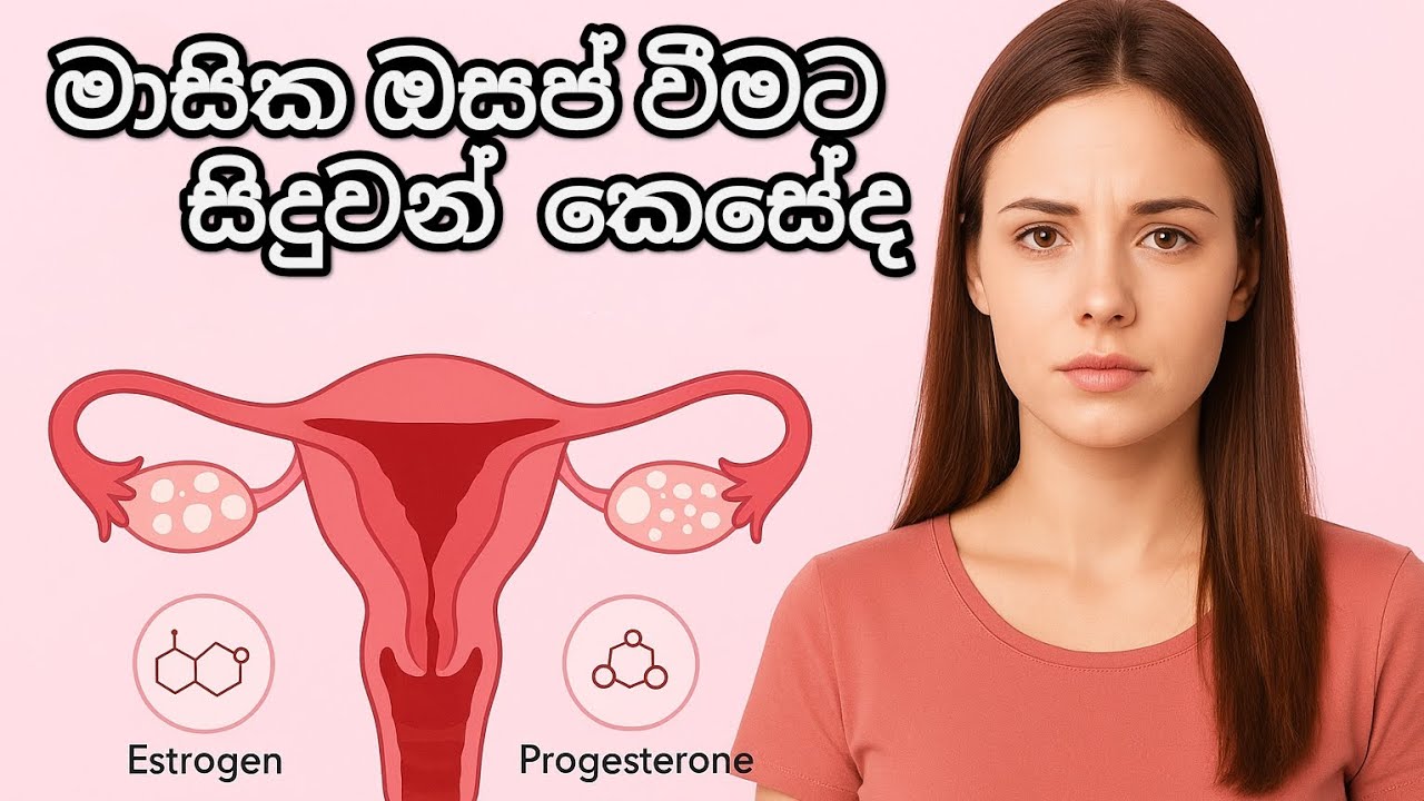  මාසික ඔසප් වීමට  සිදුවන්නේ කෙසේද?
