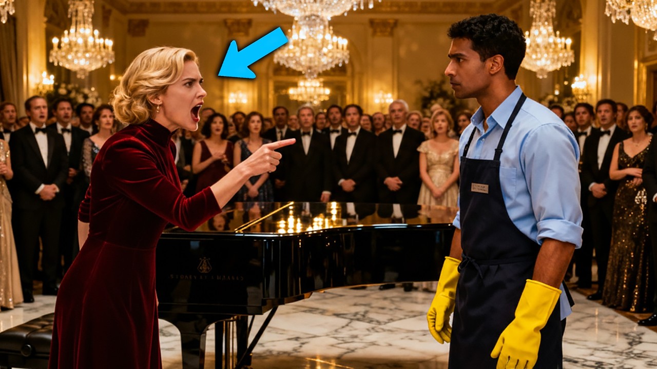 “SI TOCAS ESE PIANO, ME CASO CONTIGO” — SE BURLÓ LA BILLONARIA… PERO ÉL TOCÓ COMO UN GENIO