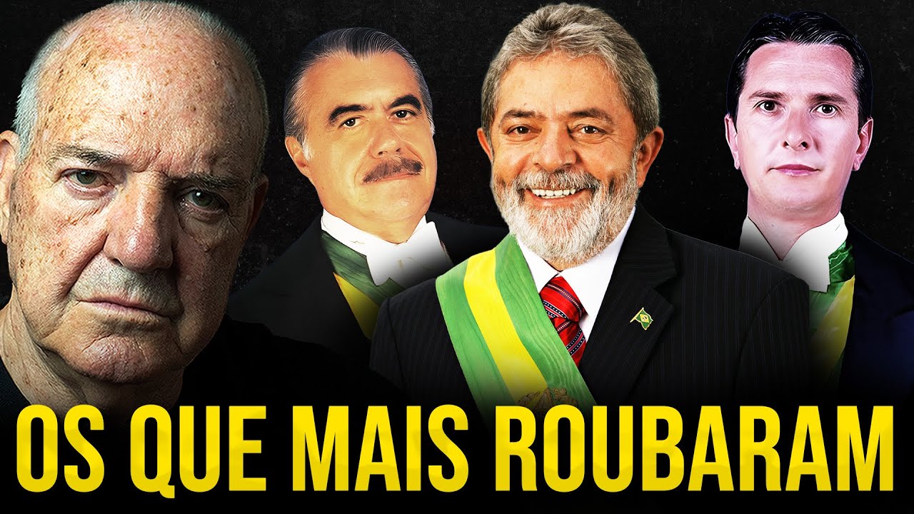 A LISTA DOS 5 PRESIDENTES QUE MAIS ROUBARAM O BRASIL