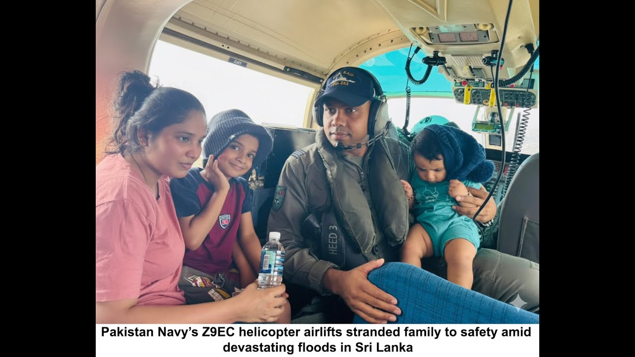 PN EVACUATES STRANDED FAMILY DURING HADR OPERATIONS IN SRI LANKA