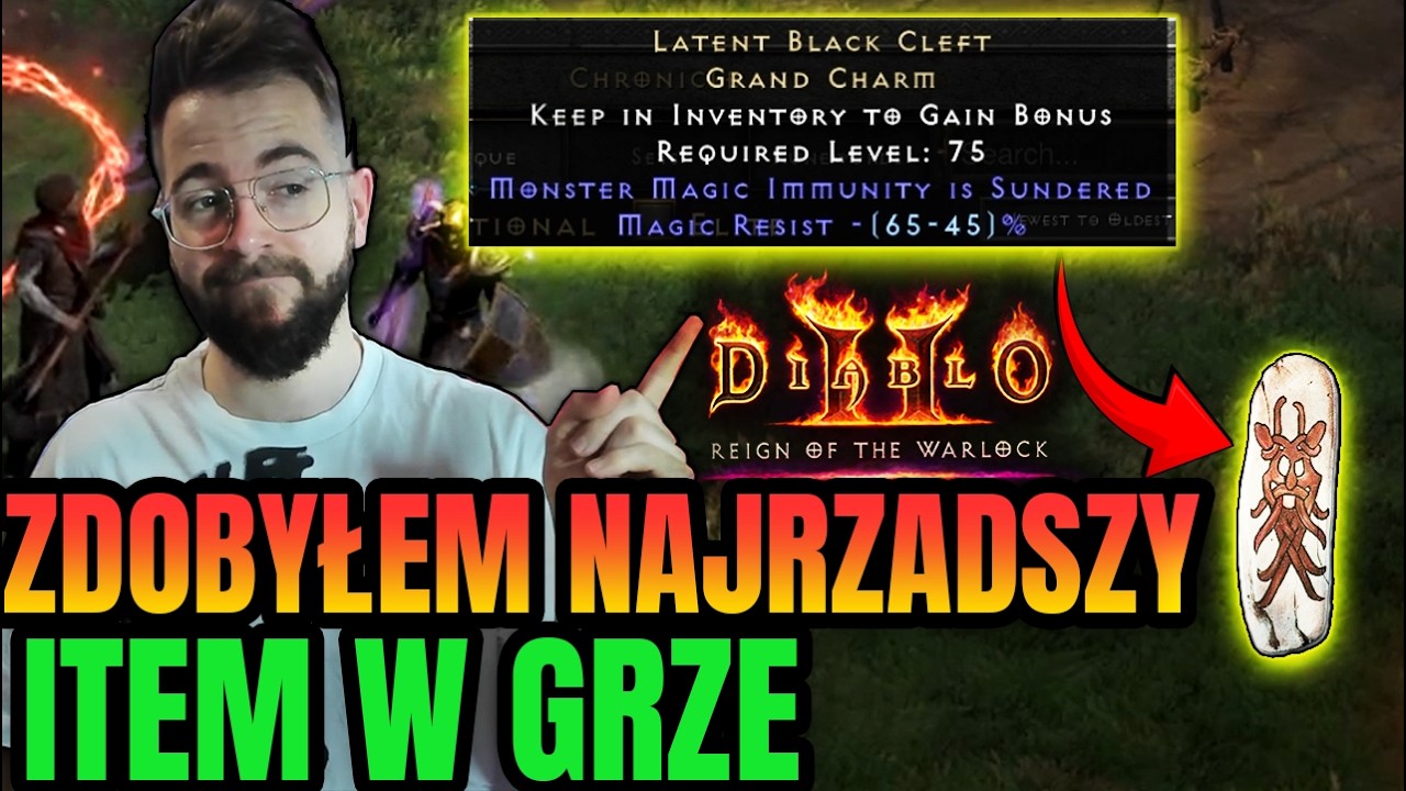 Dropnąłem NOWY NAJRZADSZY ITEM w Diablo 2: Resurrected: Reign of the Warlock