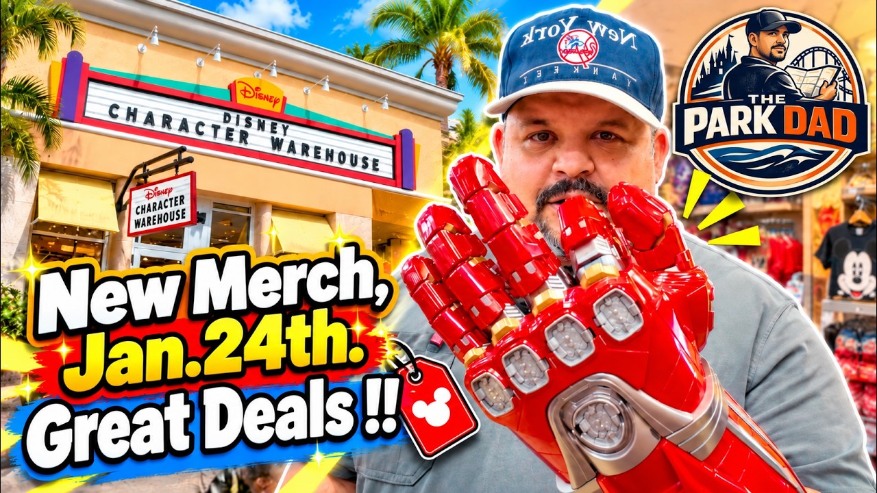 Disney Character Warehouse NEW MERCH & GREAT DEALS! | January 24th Outlet Update